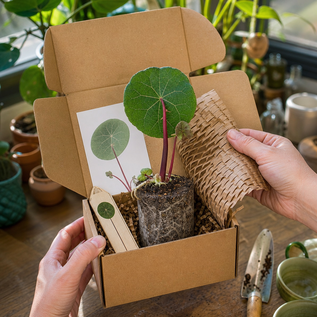 Red Stem Stephania Erecta Houseplant Starter - Starter Pot Unboxing