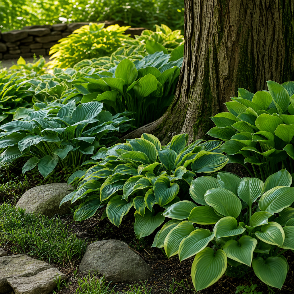 Lush Shade Garden Hosta Seeds - Empty Shade Problem Shot